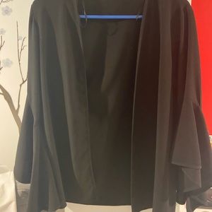 Jacket with large sleeves
